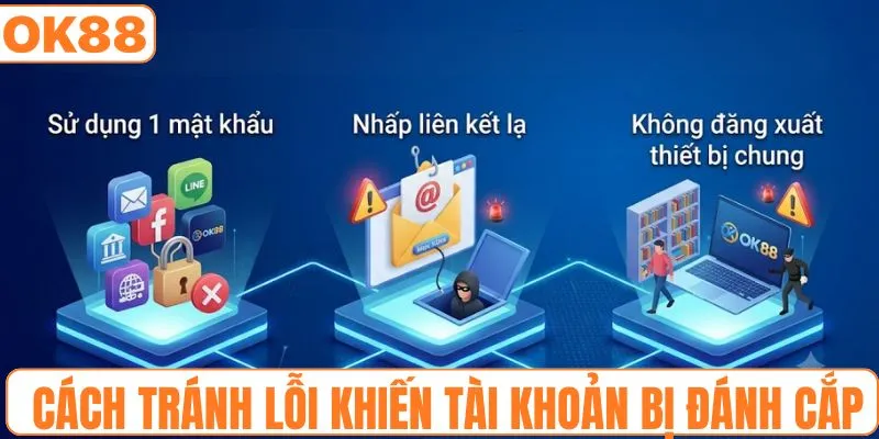 Cách tránh lỗi khiến tài khoản dễ bị đánh cắp