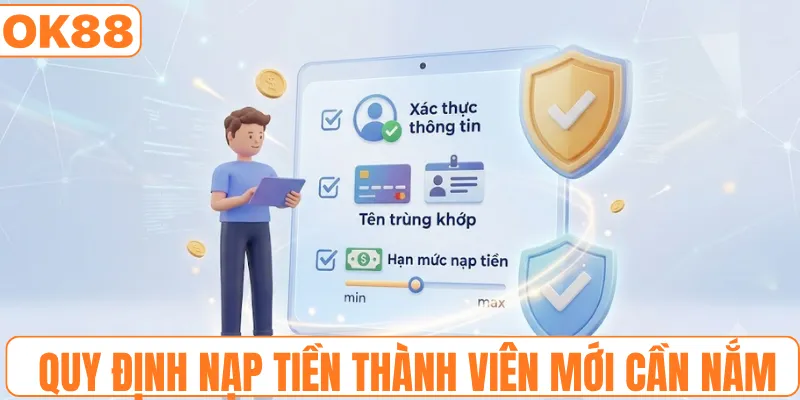 Quy định nạp tiền thành viên mới cần nắm